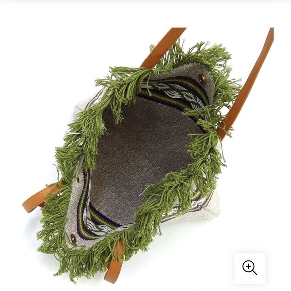 NEW Aztec patter fabric tote - Picture 3 of 5